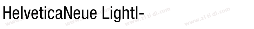 HelveticaNeue LightI字体转换